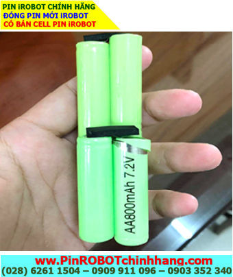 Pin sạc 7.2v-2700mAh, Pin chổi đa năng 7.2v-2700mAh, Nhận đóng pin chổi đa năng 7.2v-2700mAh (NiMh 7.2v-2.7Ah)